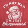 Im Not Mad Im Just Dissappointed Santa Men's T Shirt sold by Crazy Dog T-Shirts