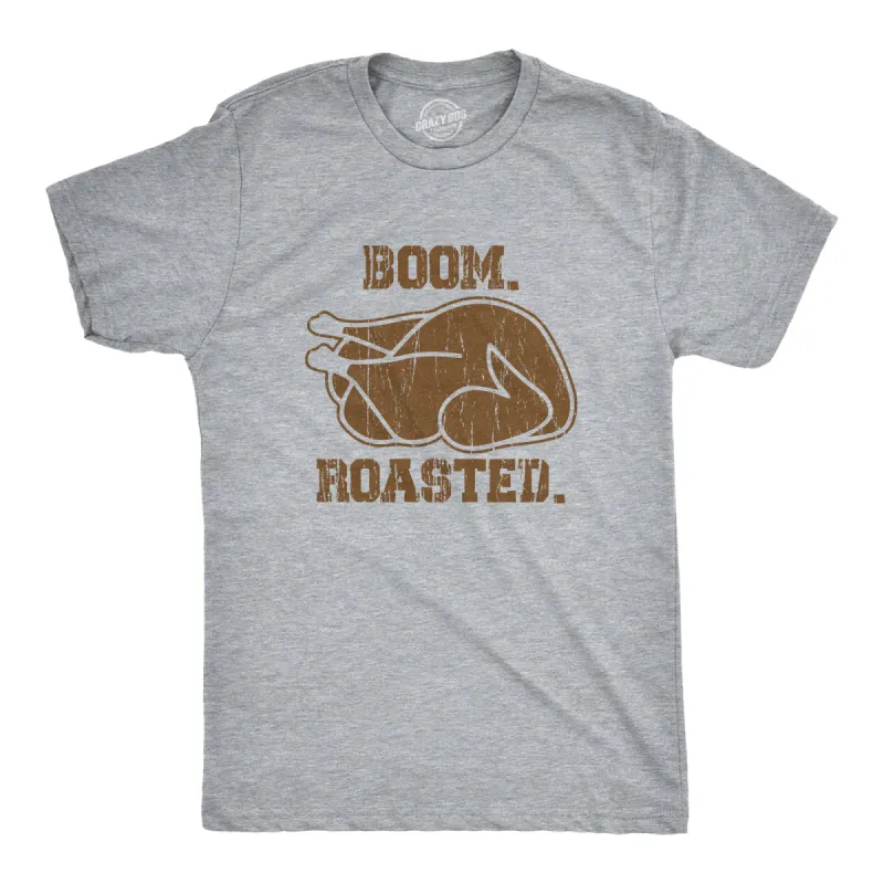 Boom Roasted Men's T Shirt sold by Crazy Dog T-Shirts