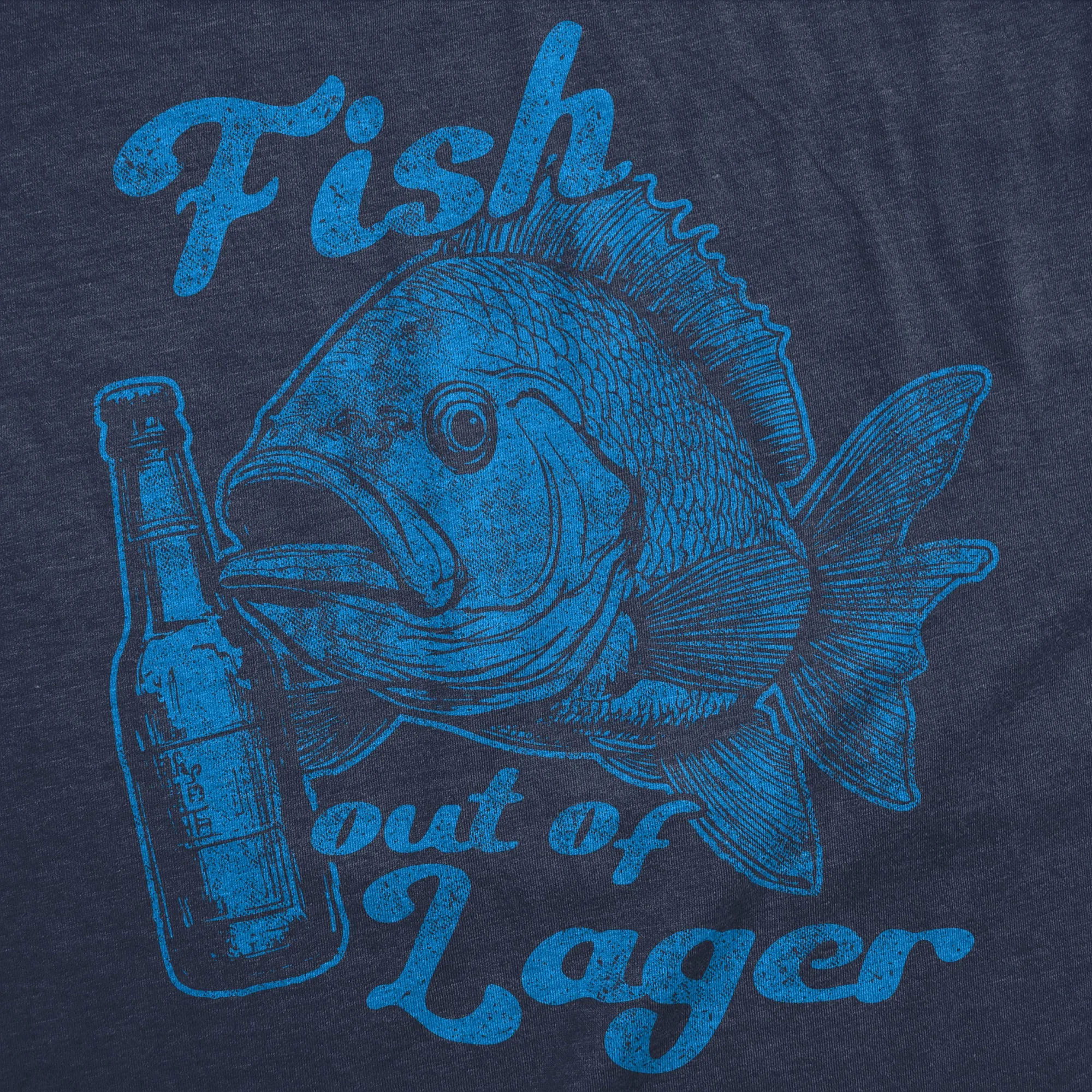 Fish Out Of Lager Men's T Shirt sold by Crazy Dog T-Shirts product image thumbnail 2
