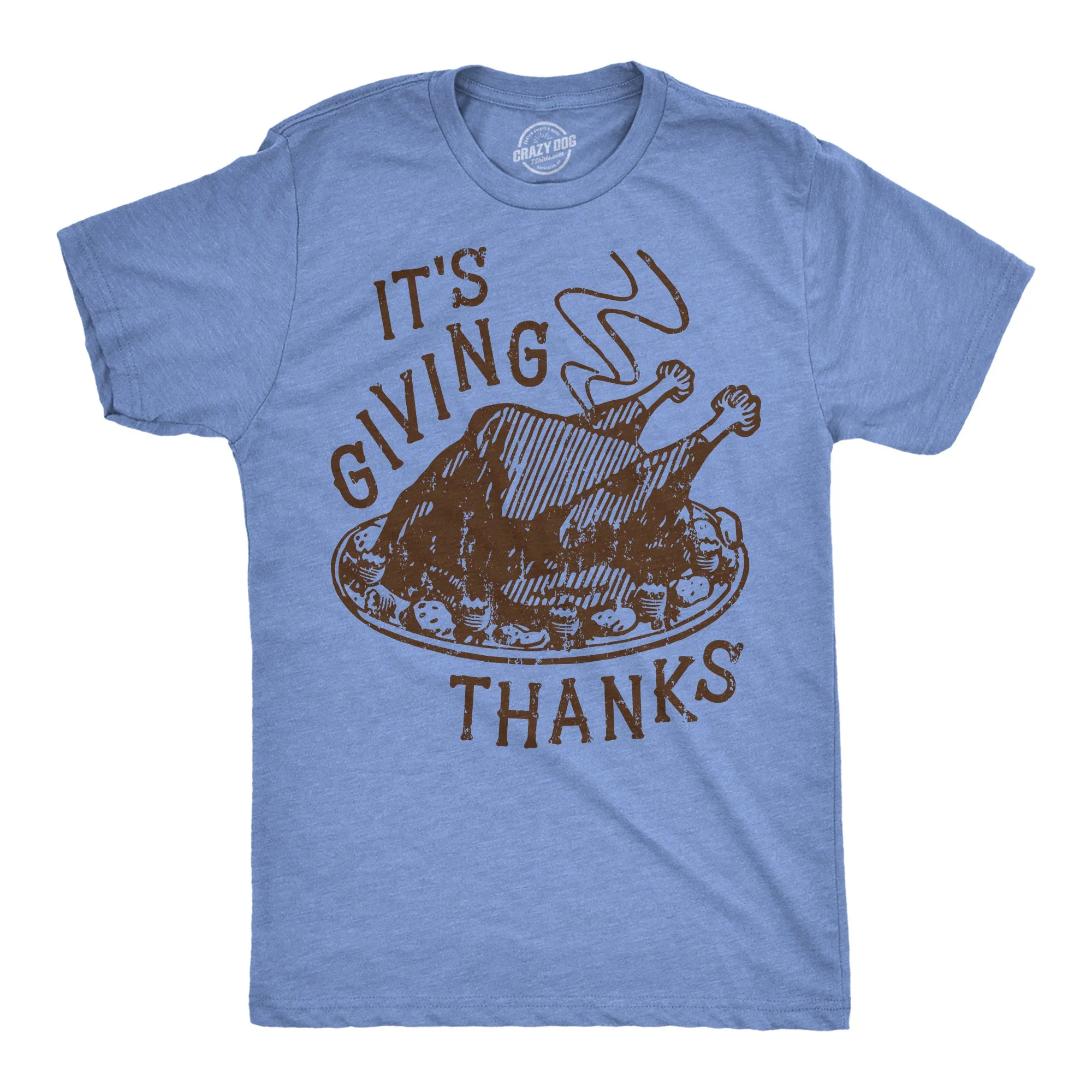 Its Giving Thanks Men's T Shirt sold by Crazy Dog T-Shirts