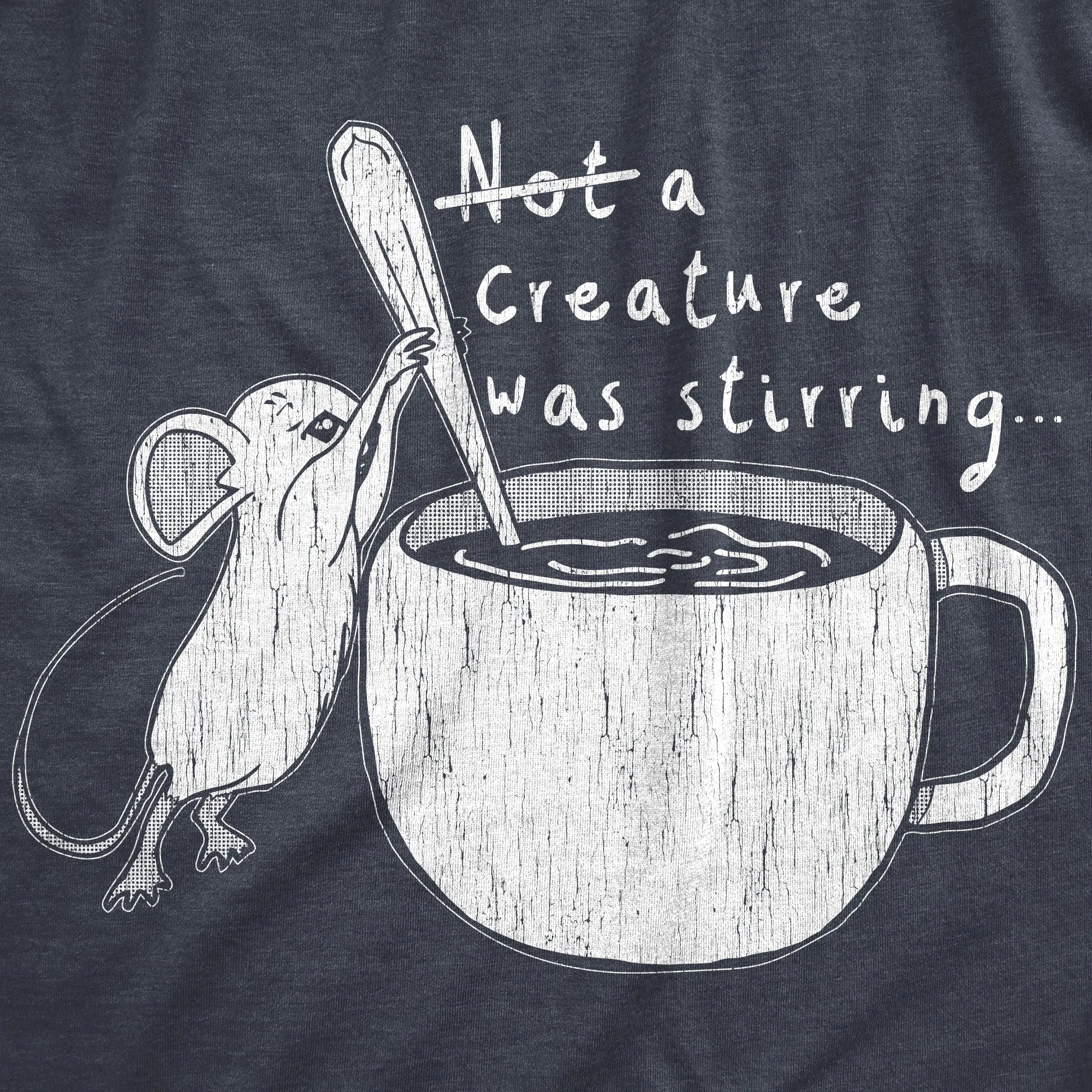 Not A Creature Was Stirring Women's T Shirt sold by Crazy Dog T-Shirts product image thumbnail 2