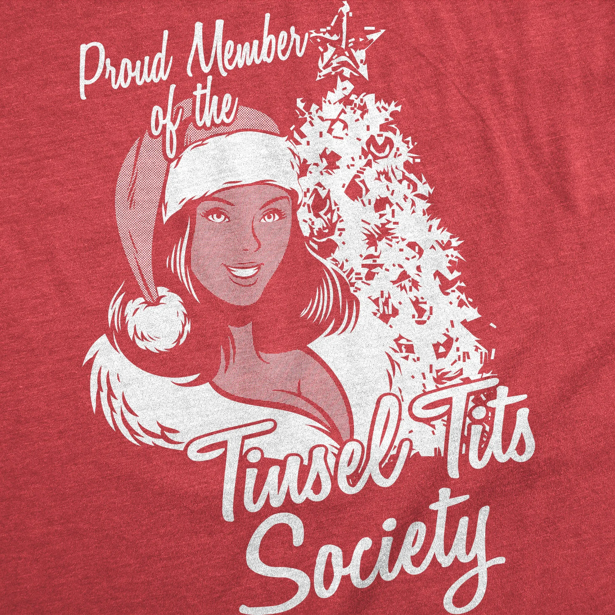 Proud Member Of The Tinsel Tits Society Women's T Shirt sold by Crazy Dog T-Shirts product image thumbnail 2