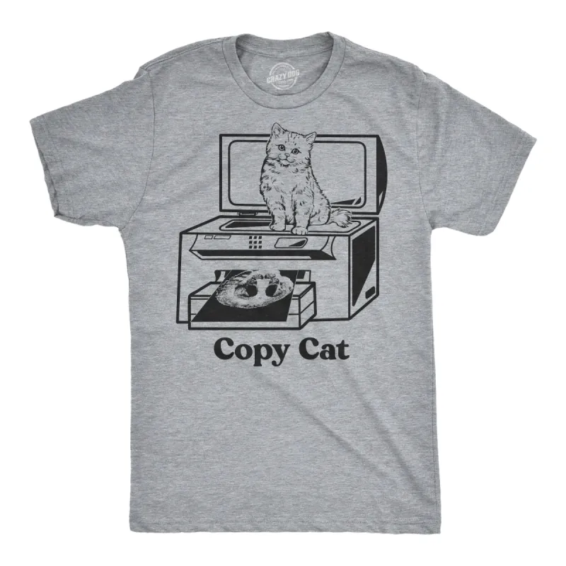Copy Cat Men's T Shirt sold by Crazy Dog T-Shirts