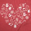 Christmas Heart Women's T Shirt sold by Crazy Dog T-Shirts
