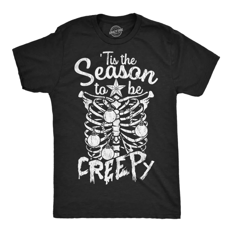 Tis The Season To Be Creepy Men's T Shirt sold by Crazy Dog T-Shirts