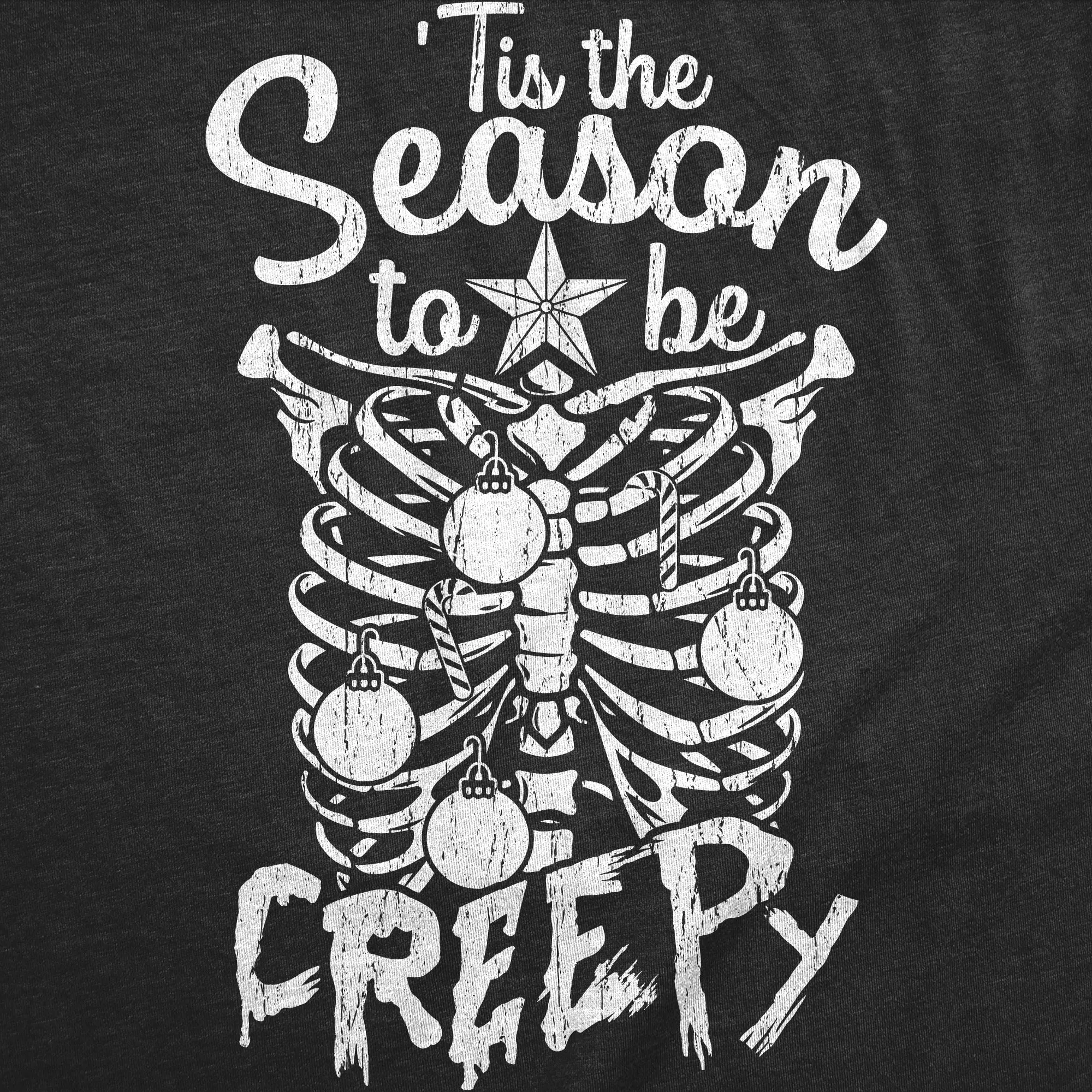 Tis The Season To Be Creepy Women's T Shirt sold by Crazy Dog T-Shirts product image thumbnail 2