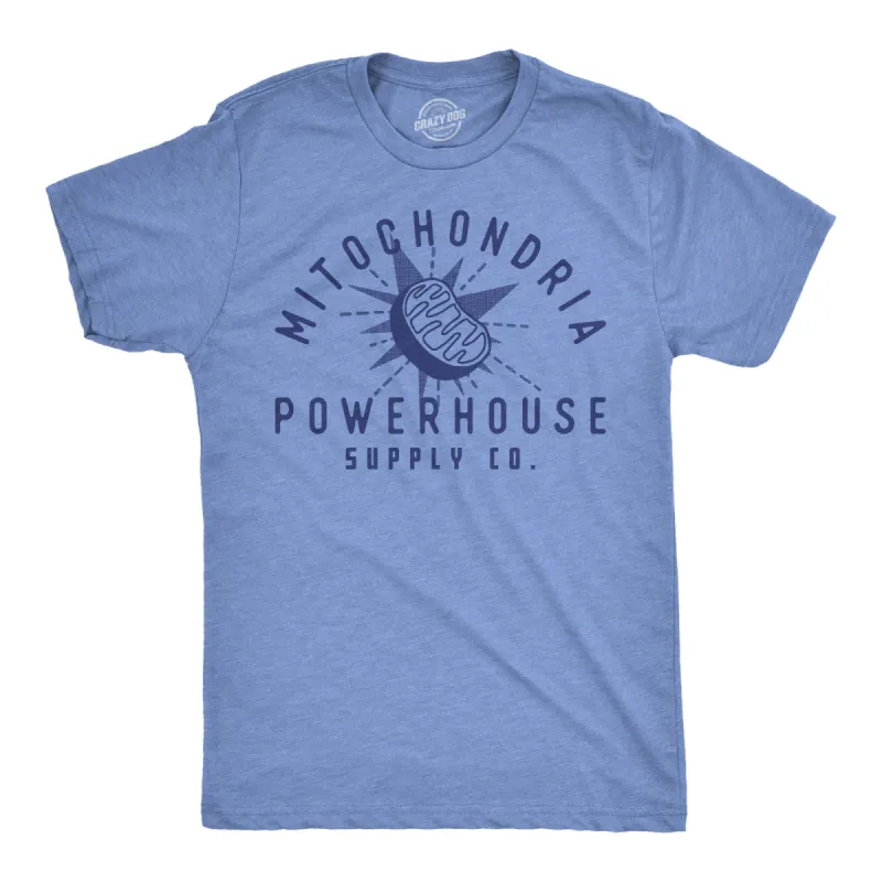 Mitochondria Powerhouse Supply Co Men's T Shirt sold by Crazy Dog T-Shirts