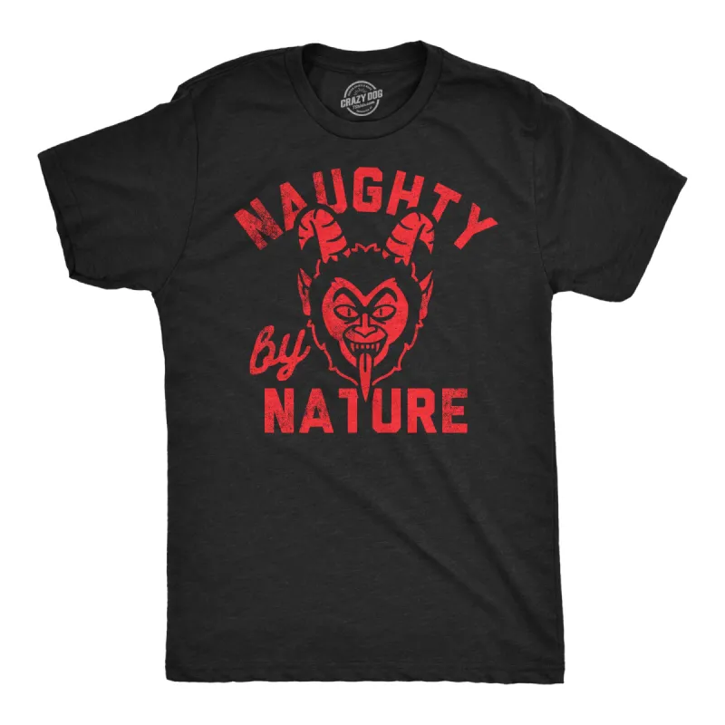 Naughty By Nature Men's T Shirt sold by Crazy Dog T-Shirts