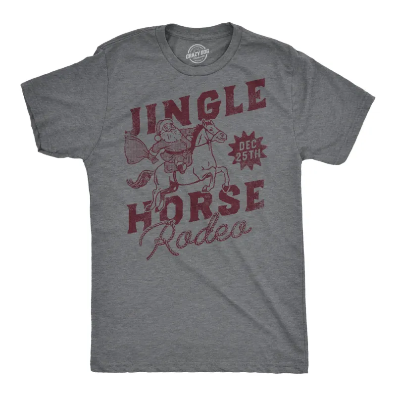 Jingle Horse Rodeo Men's T Shirt sold by Crazy Dog T-Shirts