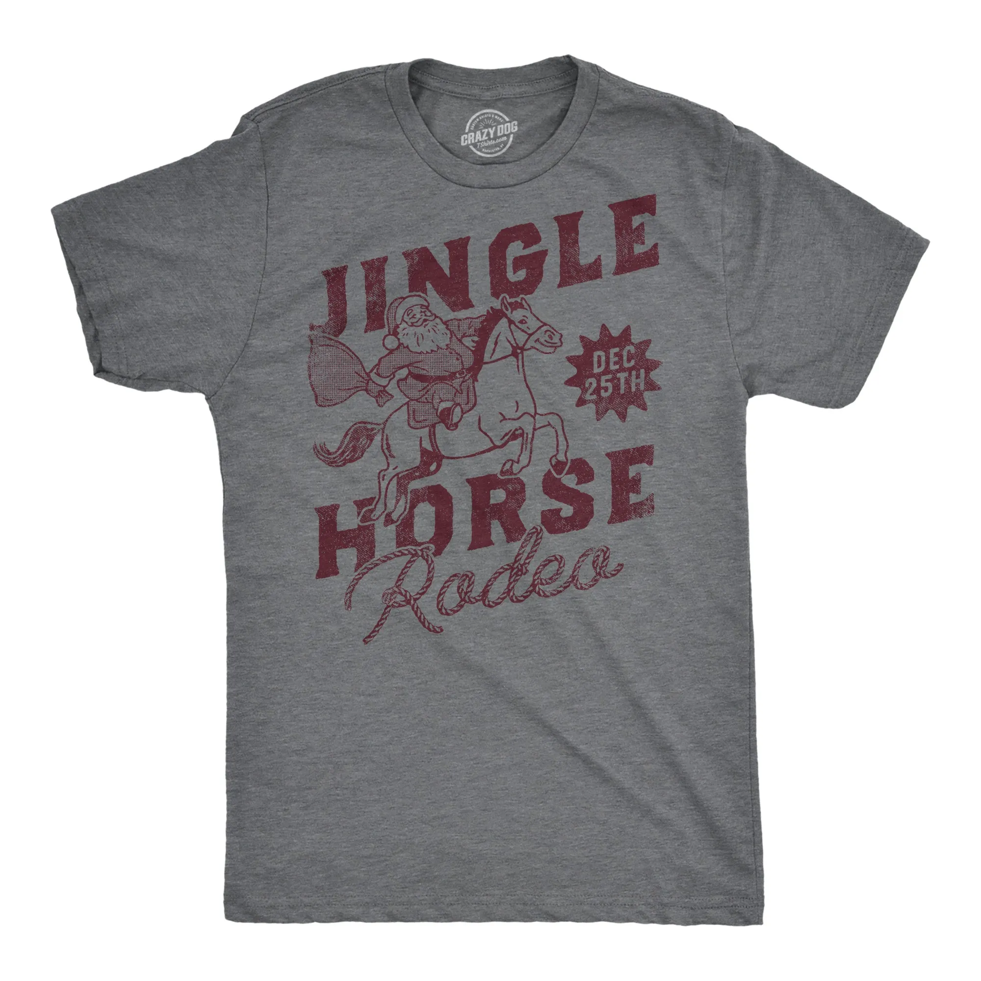 Jingle Horse Rodeo Men's T Shirt sold by Crazy Dog T-Shirts