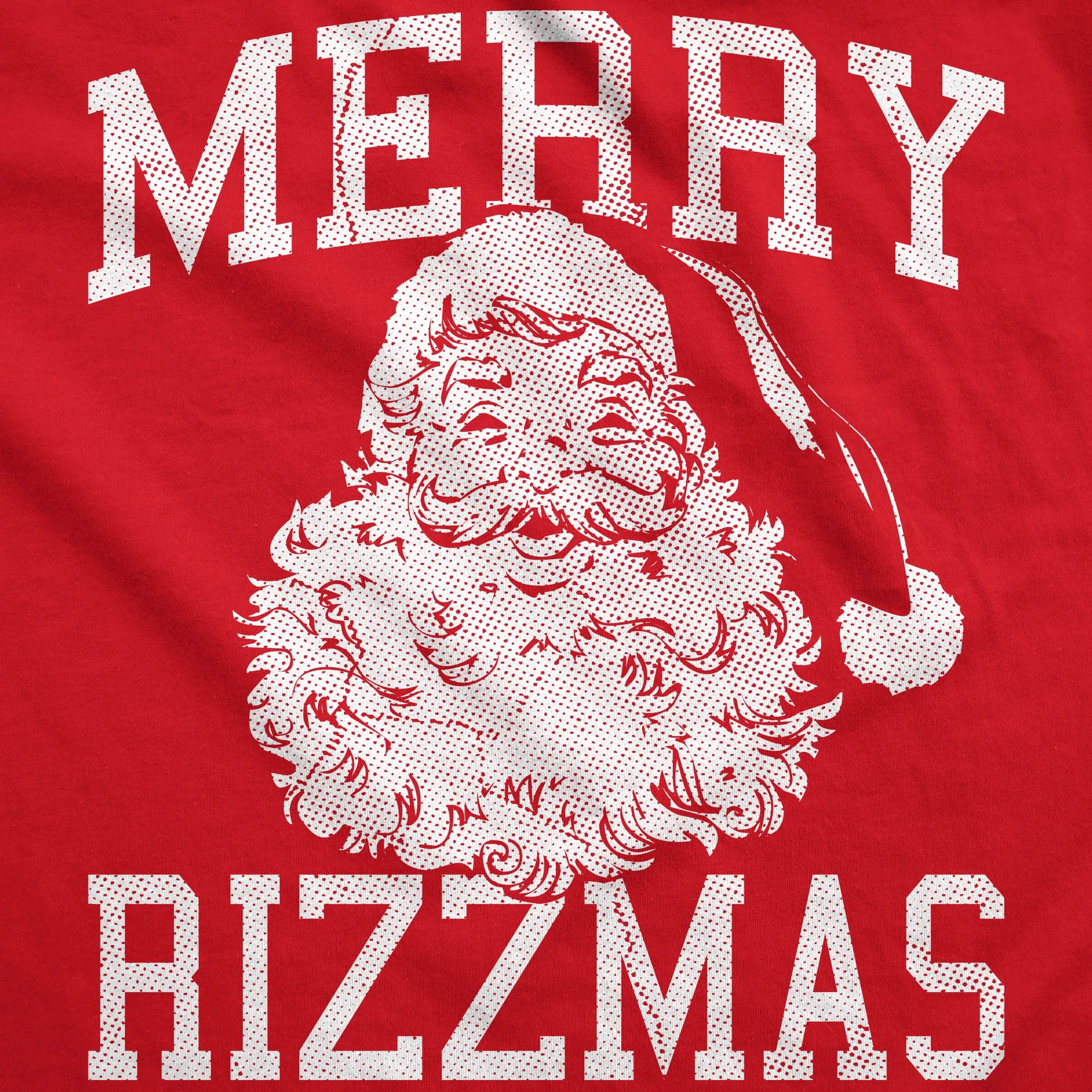 Merry Rizzmas Crew Neck Sweatshirt sold by Crazy Dog T-Shirts product image thumbnail 2