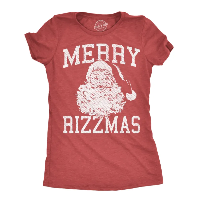 Merry Rizzmas Women's T Shirt sold by Crazy Dog T-Shirts