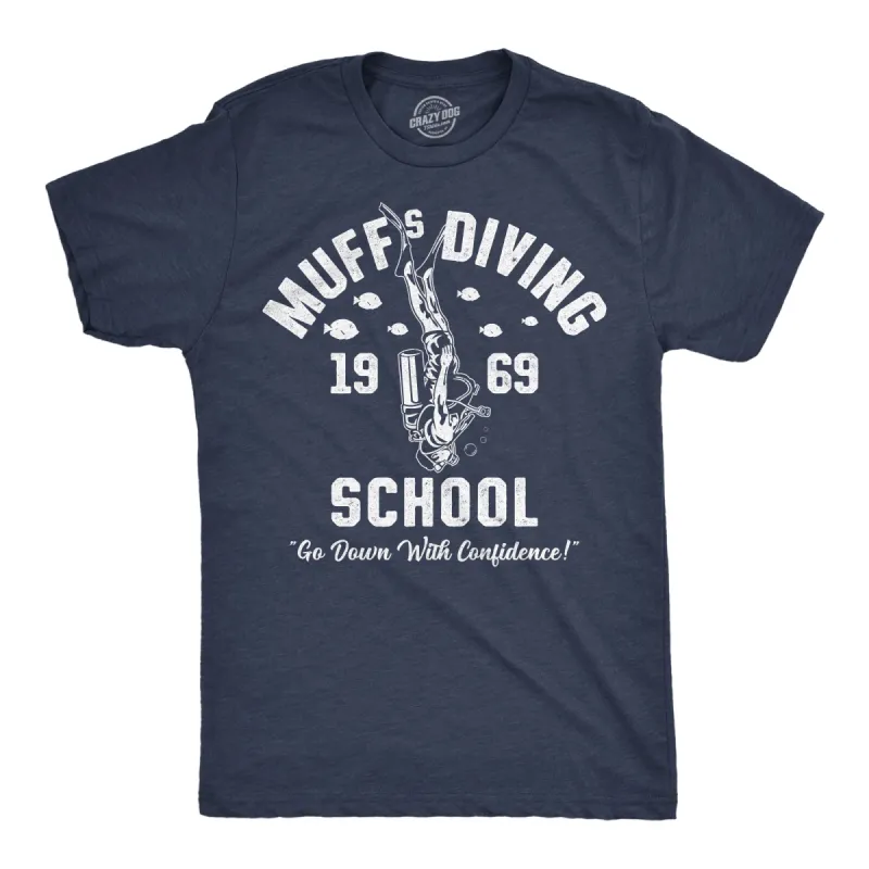 Muffs Diving School Men's T Shirt sold by Crazy Dog T-Shirts