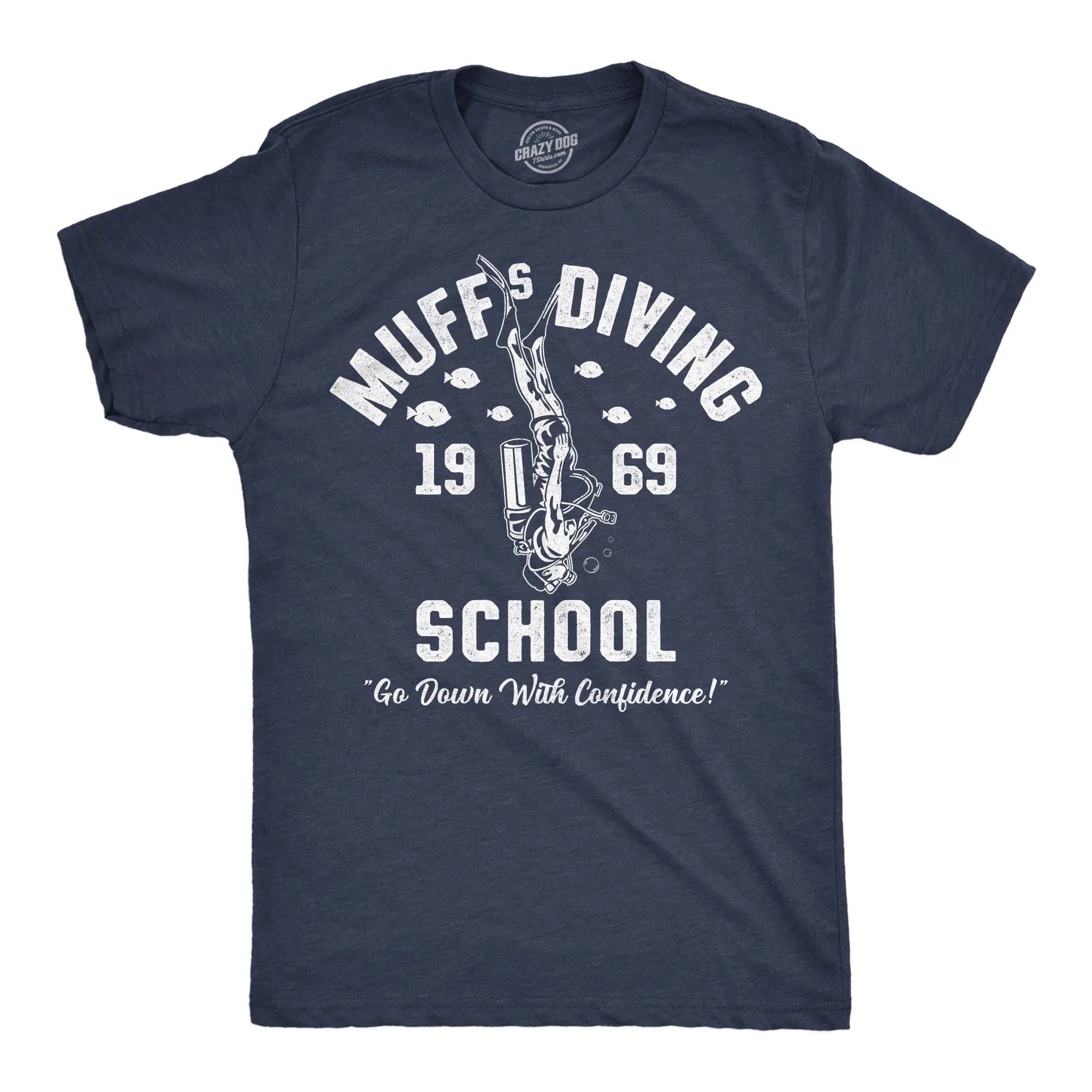 Muffs Diving School Men's T Shirt sold by Crazy Dog T-Shirts