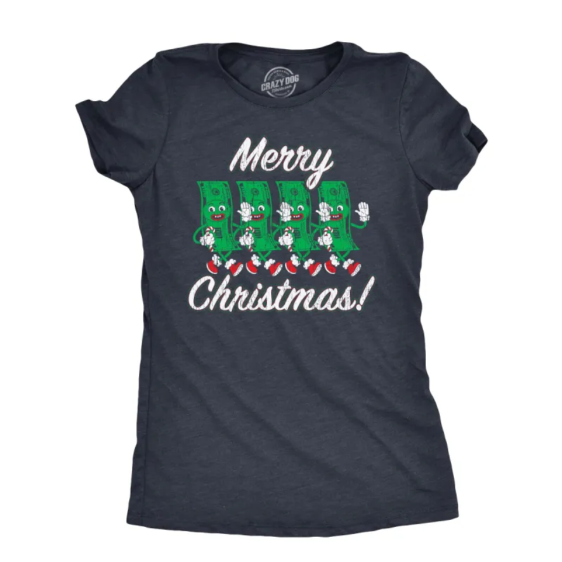 Merry Christmas Money Women's T Shirt sold by Crazy Dog T-Shirts