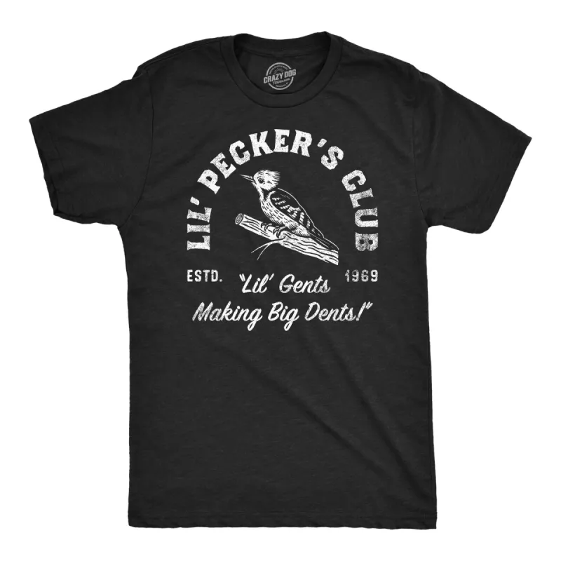 Lil Peckers Club Men's T Shirt sold by Crazy Dog T-Shirts