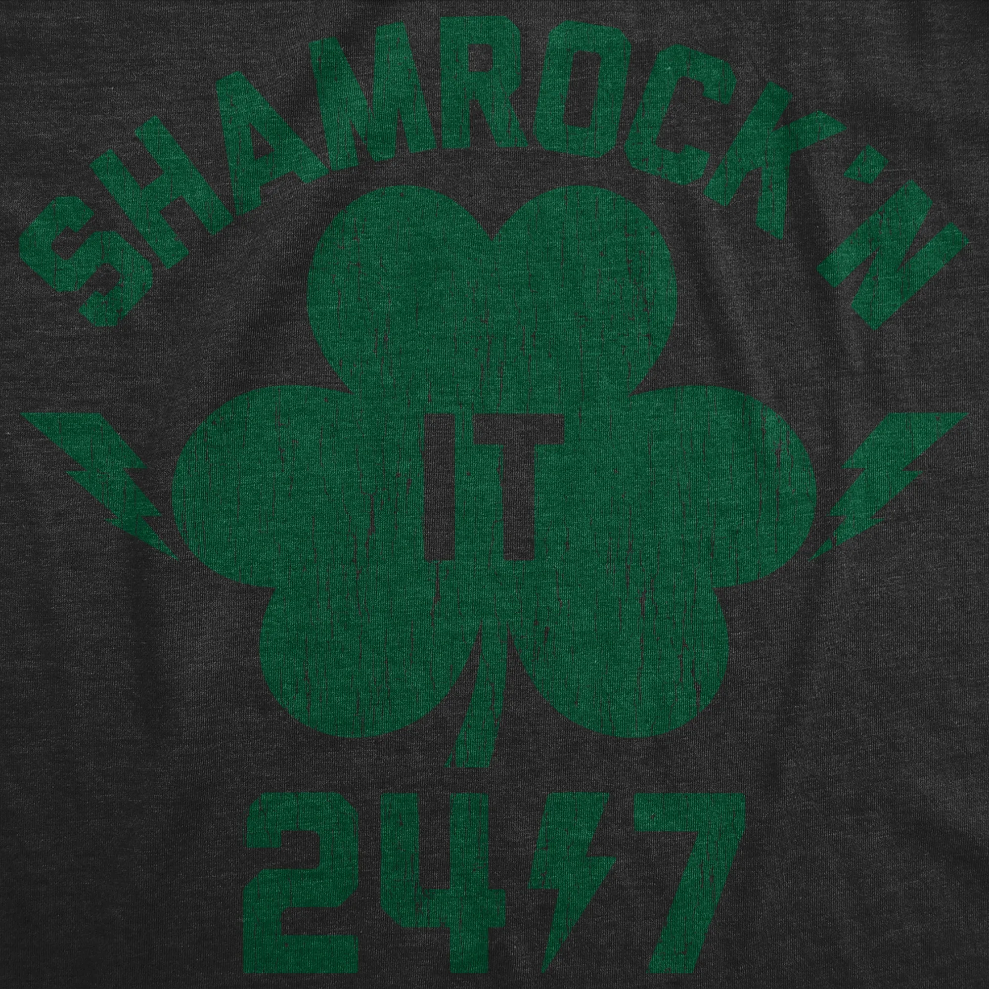 Shamrock'n It 24/7 Men's T Shirt sold by Crazy Dog T-Shirts product image thumbnail 2