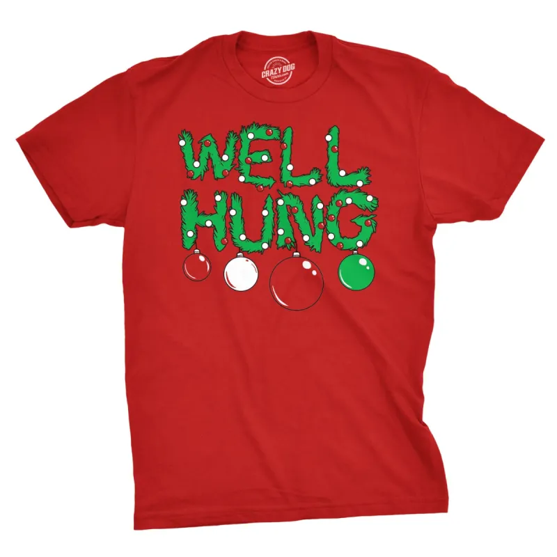 Well Hung Ornament Men's T Shirt sold by Crazy Dog T-Shirts