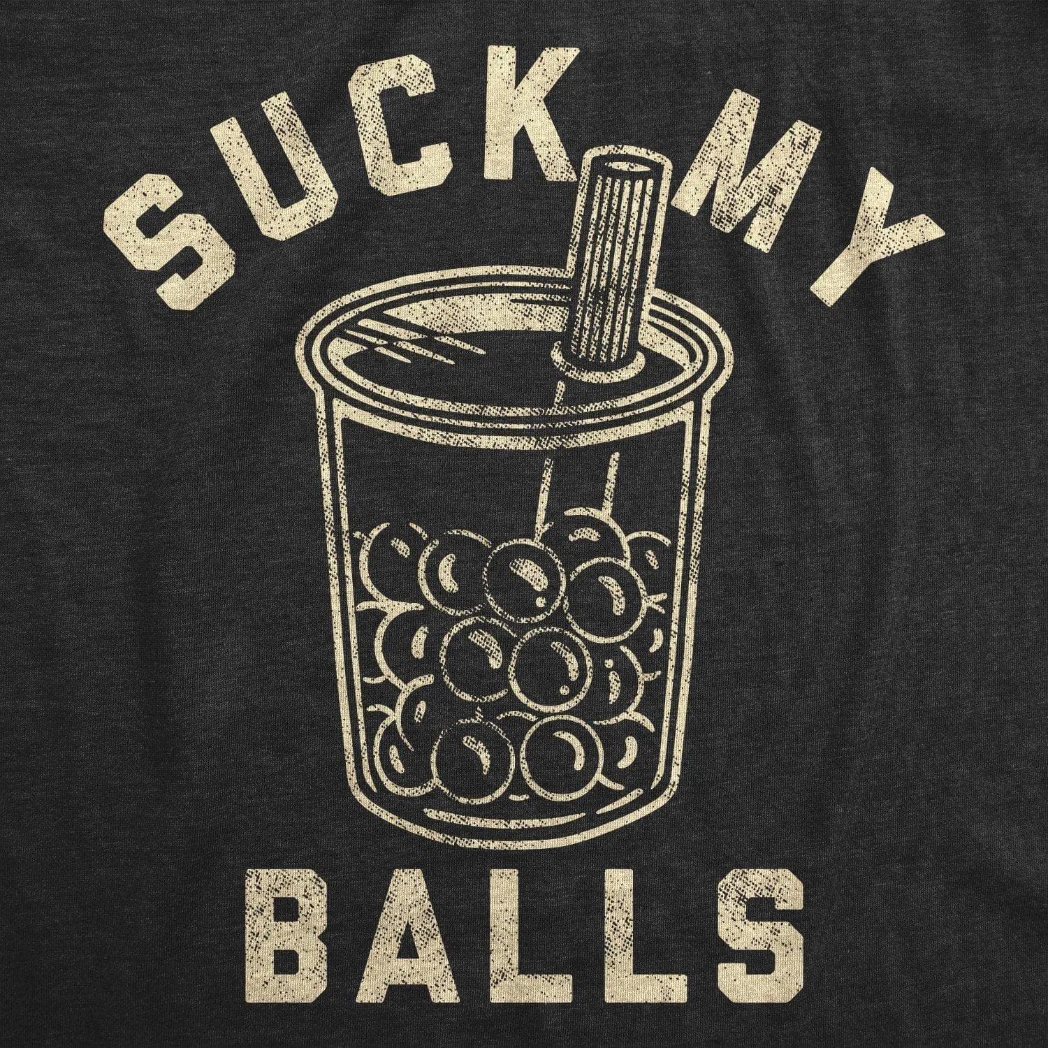 Suck My Balls Men's T Shirt sold by Crazy Dog T-Shirts product image thumbnail 2