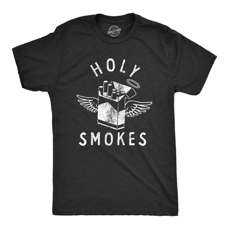Holy Smokes Men's T Shirt sold by Crazy Dog T-Shirts