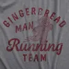 Gingerbread Man Running Team Men's T Shirt sold by Crazy Dog T-Shirts