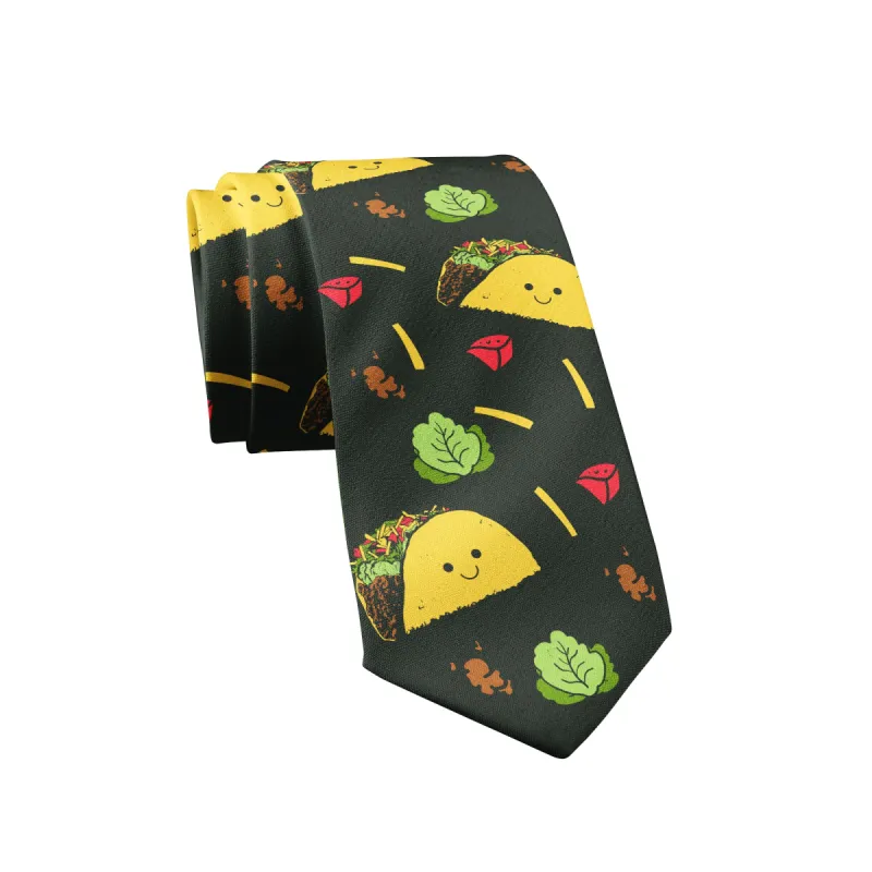 Tacos Neck Tie Tie sold by Crazy Dog T-Shirts