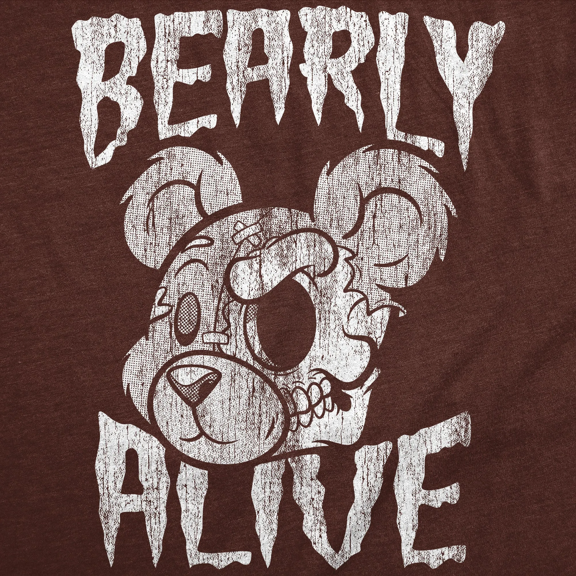 Bearly Alive Men's T Shirt sold by Crazy Dog T-Shirts product image thumbnail 2