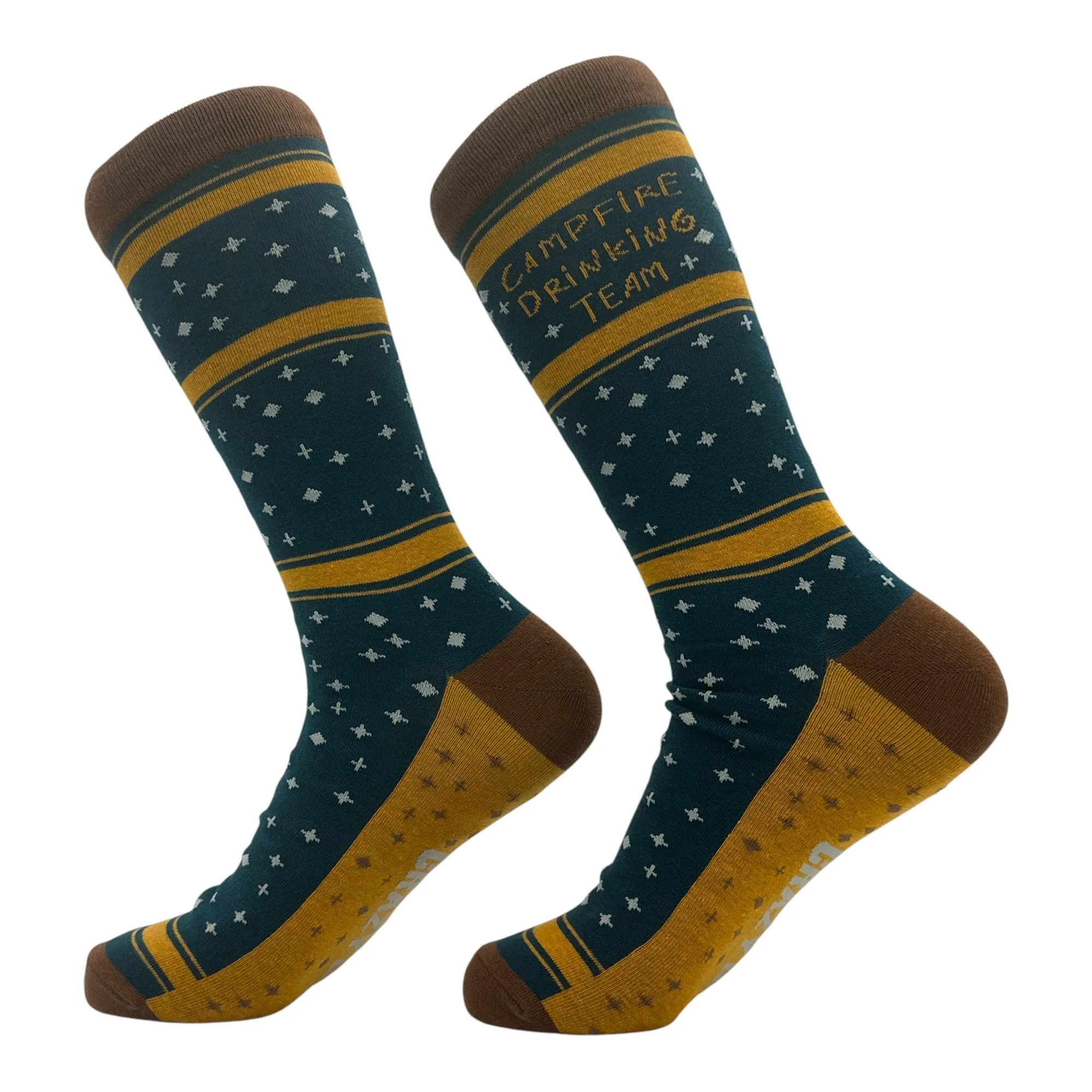Campfire Drinking Team Socks sold by Crazy Dog T-Shirts product image thumbnail 3