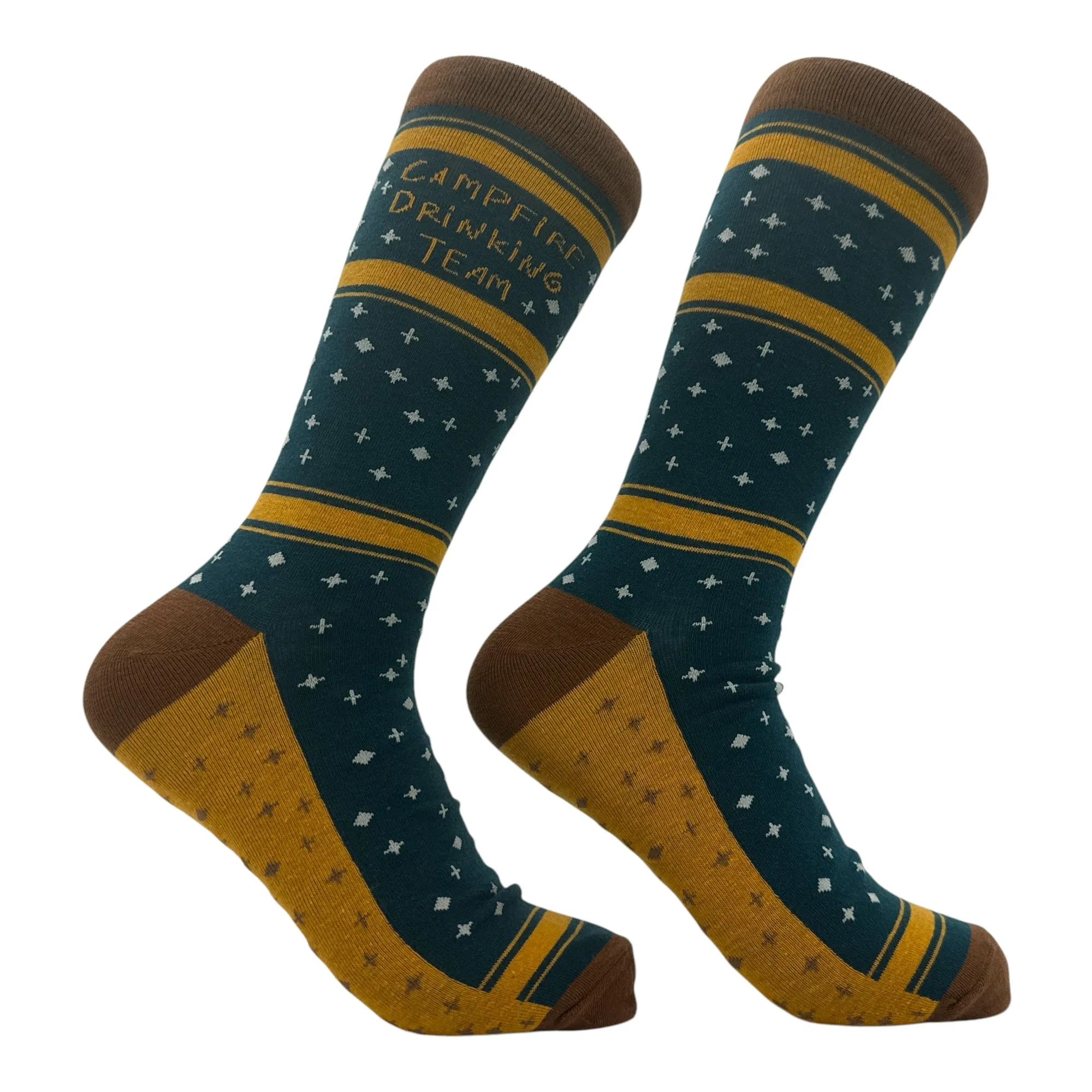Campfire Drinking Team Socks sold by Crazy Dog T-Shirts