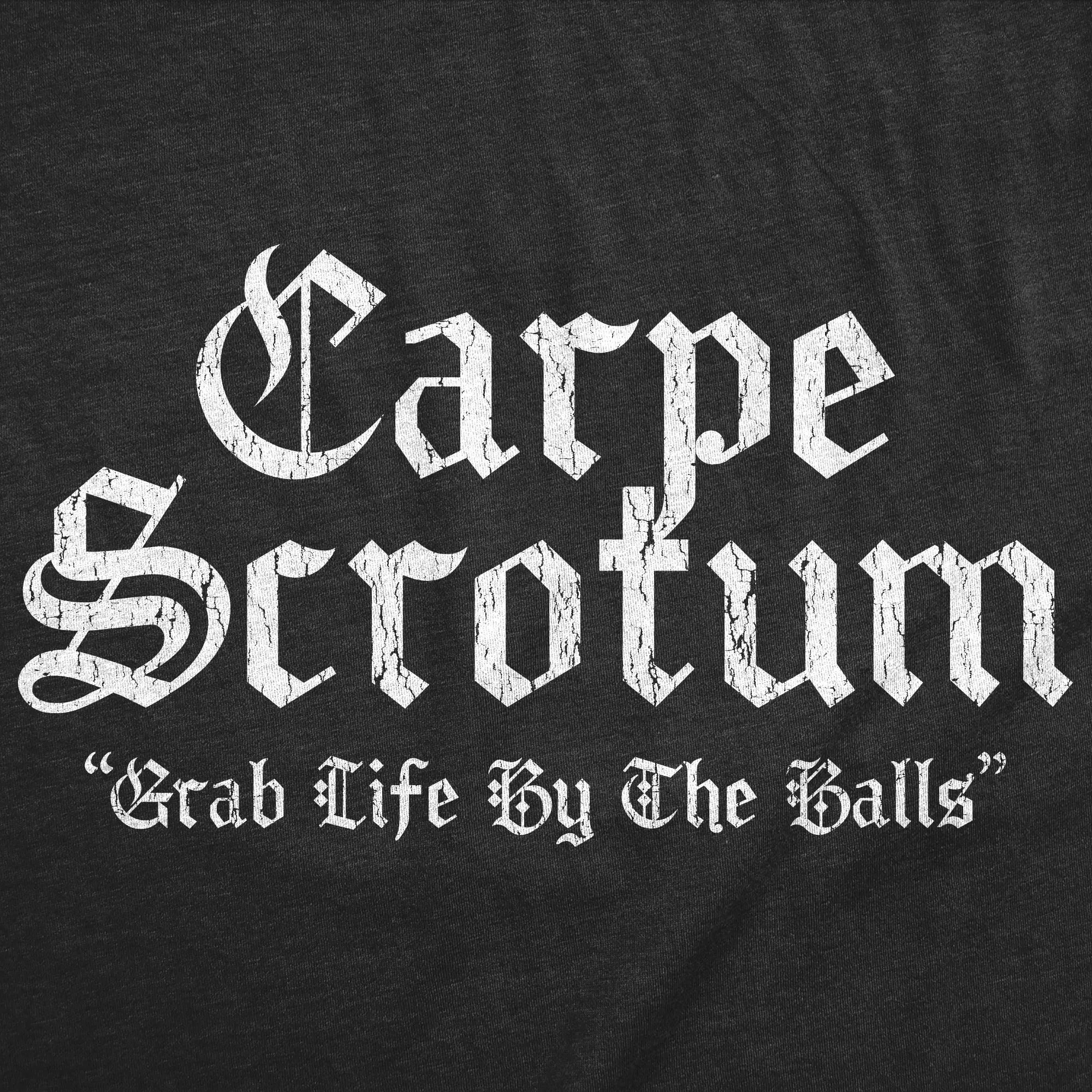 Carpe Scrotum Men's T Shirt sold by Crazy Dog T-Shirts product image thumbnail 2