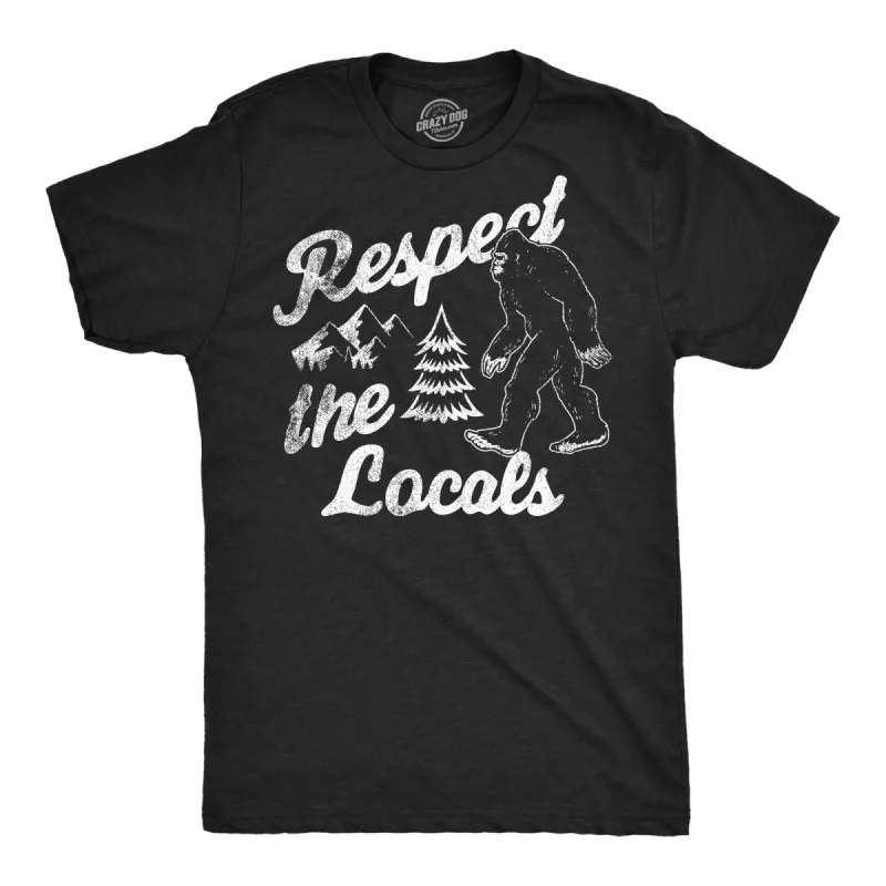 Respect The Locals Men's T Shirt sold by Crazy Dog T-Shirts