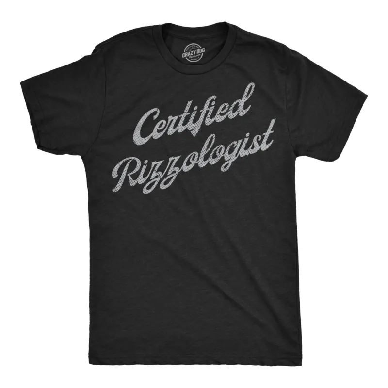 Certified Rizzologist Men's T Shirt sold by Crazy Dog T-Shirts
