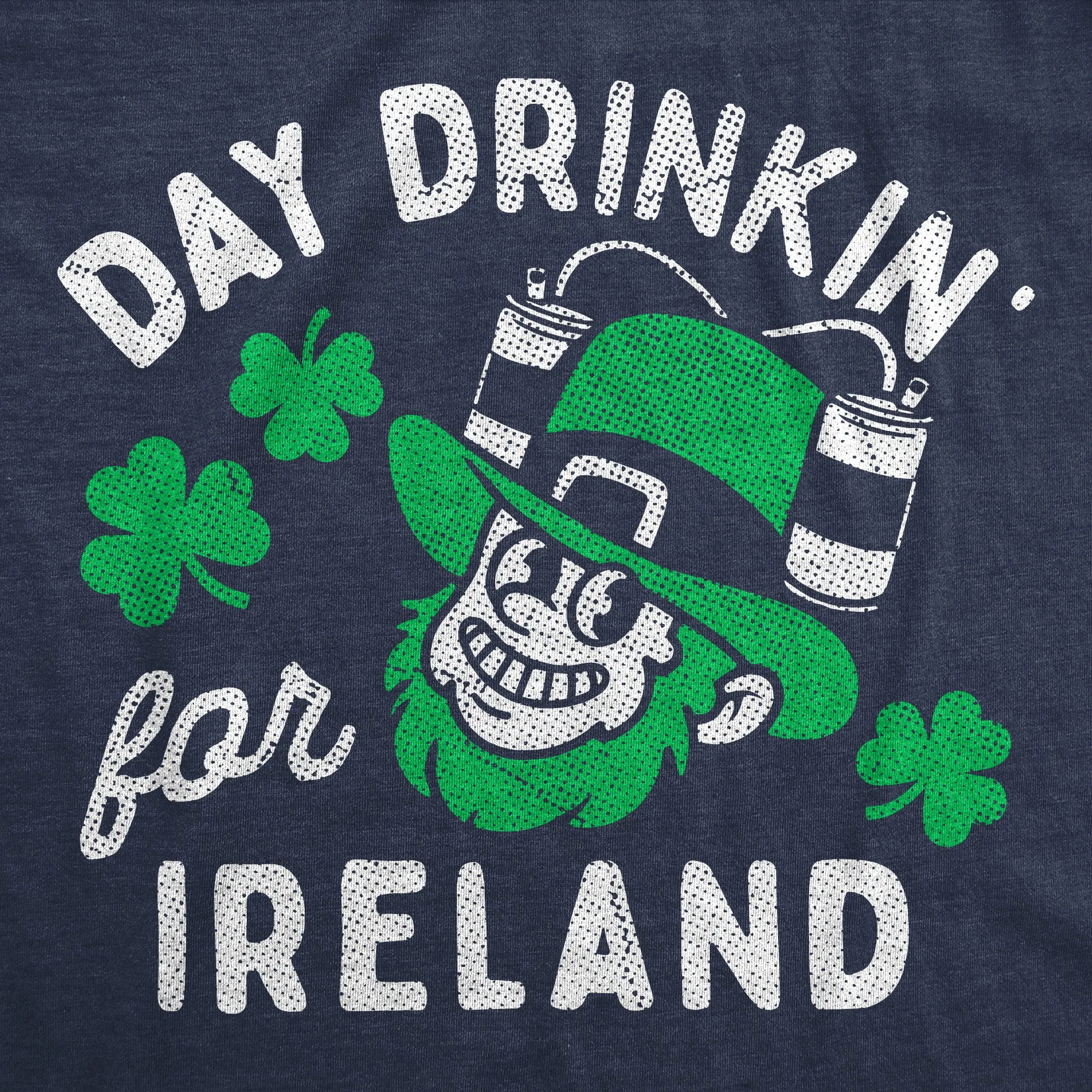 Day Drinkin For Ireland Men's T Shirt sold by Crazy Dog T-Shirts product image thumbnail 2