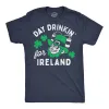 Day Drinkin For Ireland Men's T Shirt sold by Crazy Dog T-Shirts