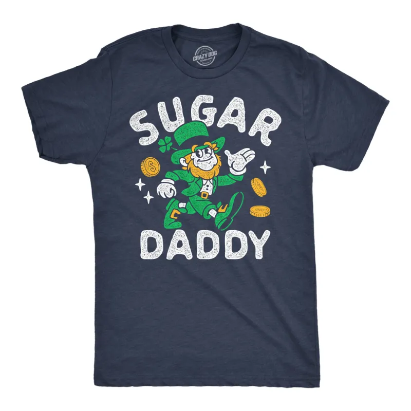Sugar Daddy Leprechaun Men's T Shirt sold by Crazy Dog T-Shirts