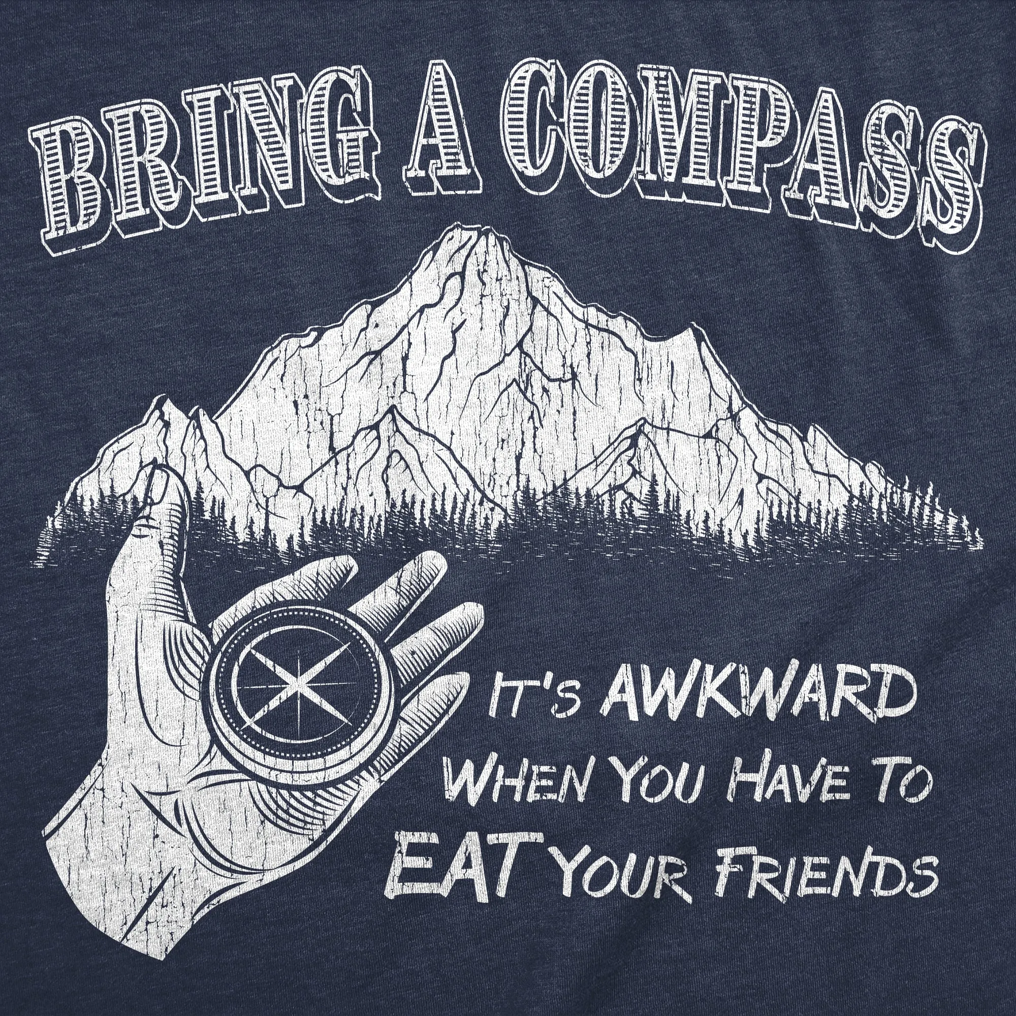 Bring A Compass Men's T Shirt sold by Crazy Dog T-Shirts product image thumbnail 2