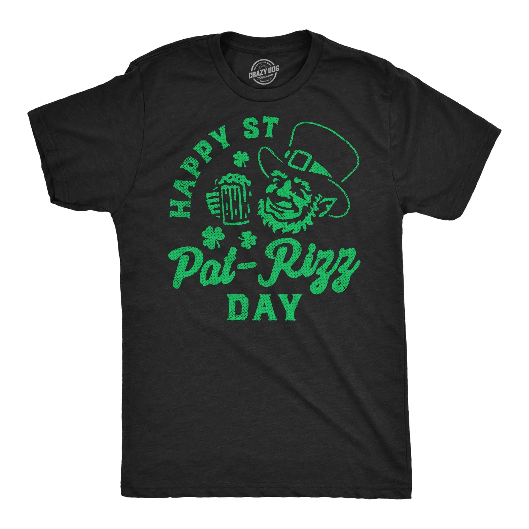 Happy St Pat Rizz Day Men's T Shirt sold by Crazy Dog T-Shirts