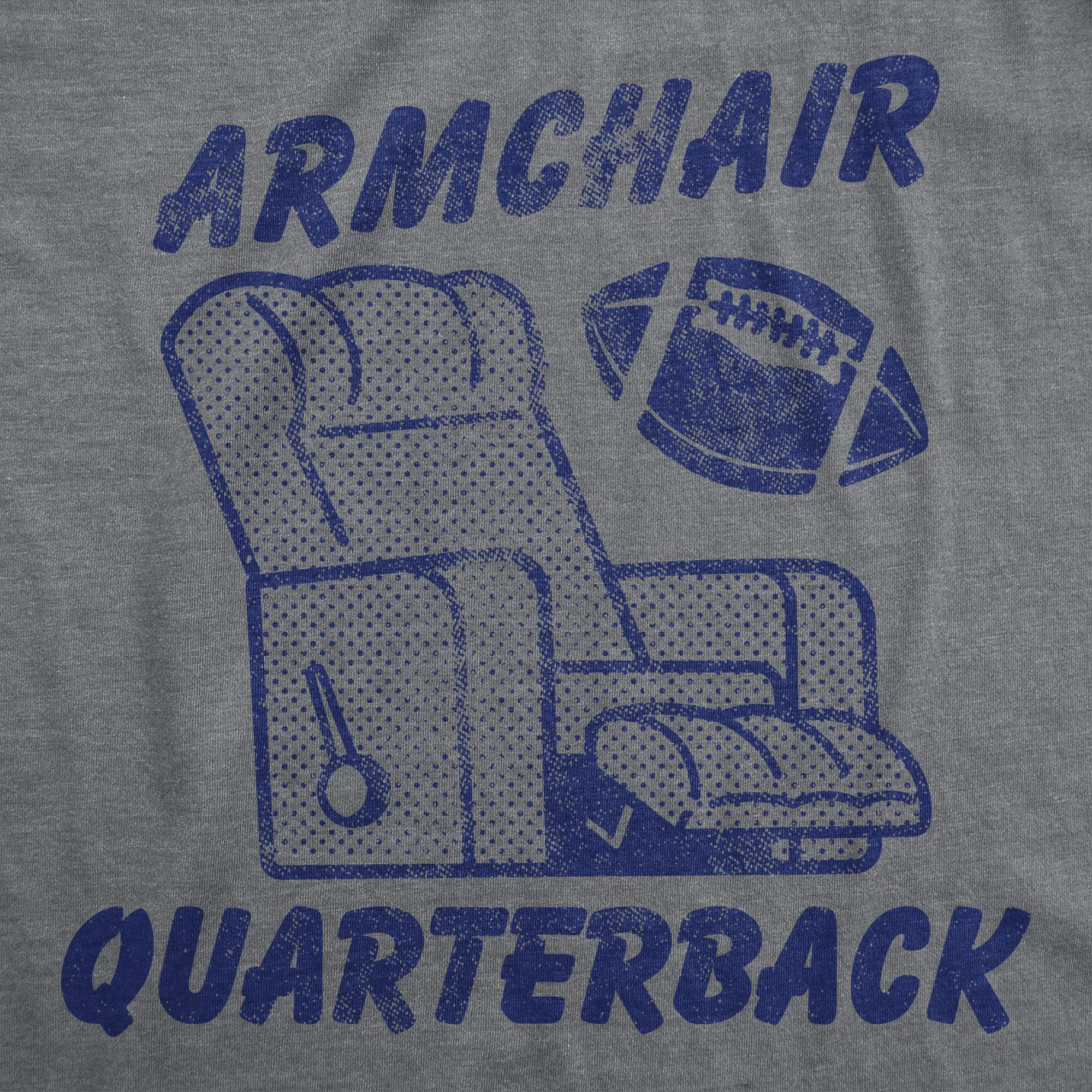 Armchair Quarterback Men's T Shirt sold by Crazy Dog T-Shirts product image thumbnail 2
