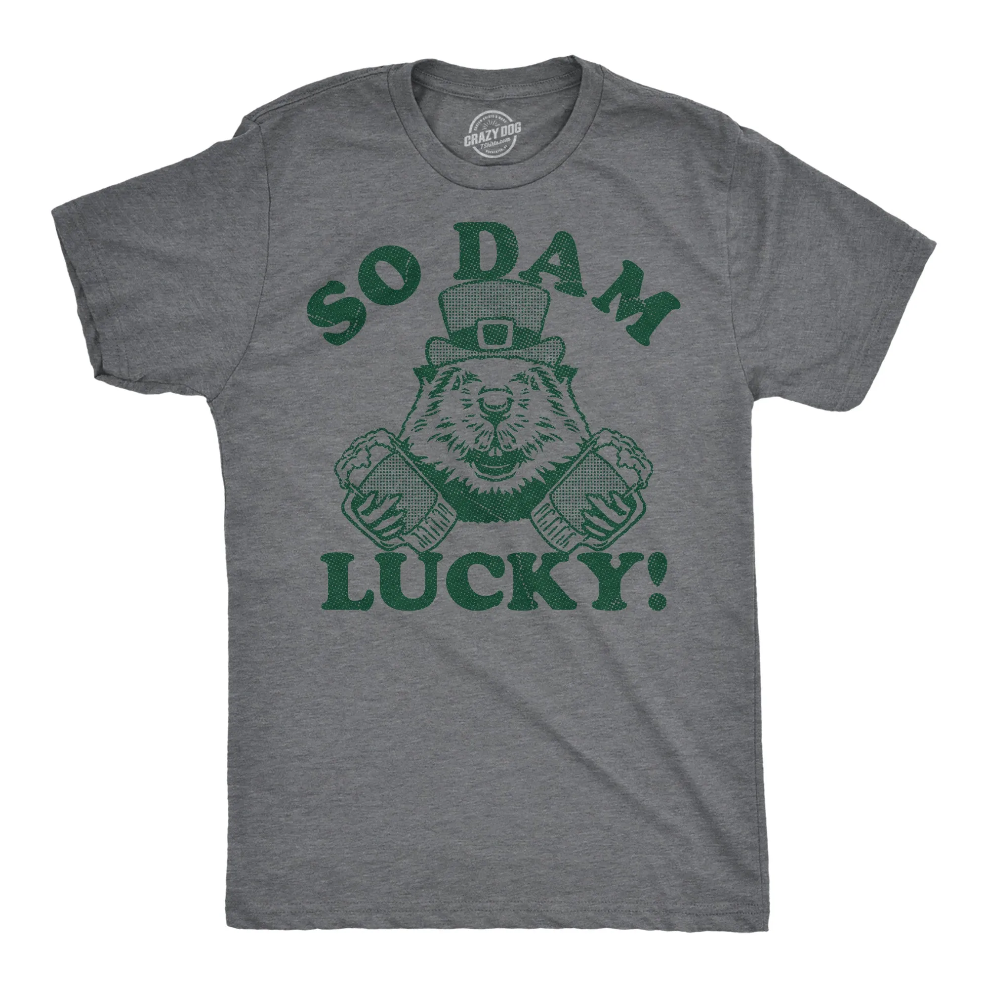 So Dam Lucky Men's T Shirt sold by Crazy Dog T-Shirts