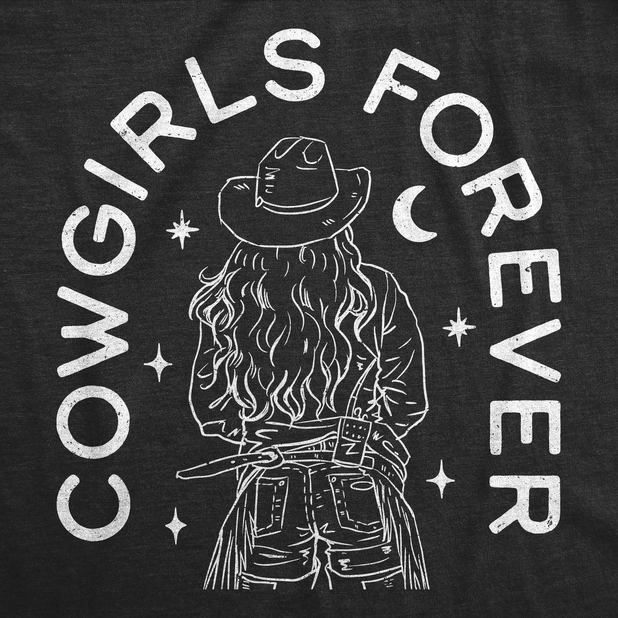 Cowgirls Forever Women's T Shirt sold by Crazy Dog T-Shirts product image thumbnail 2
