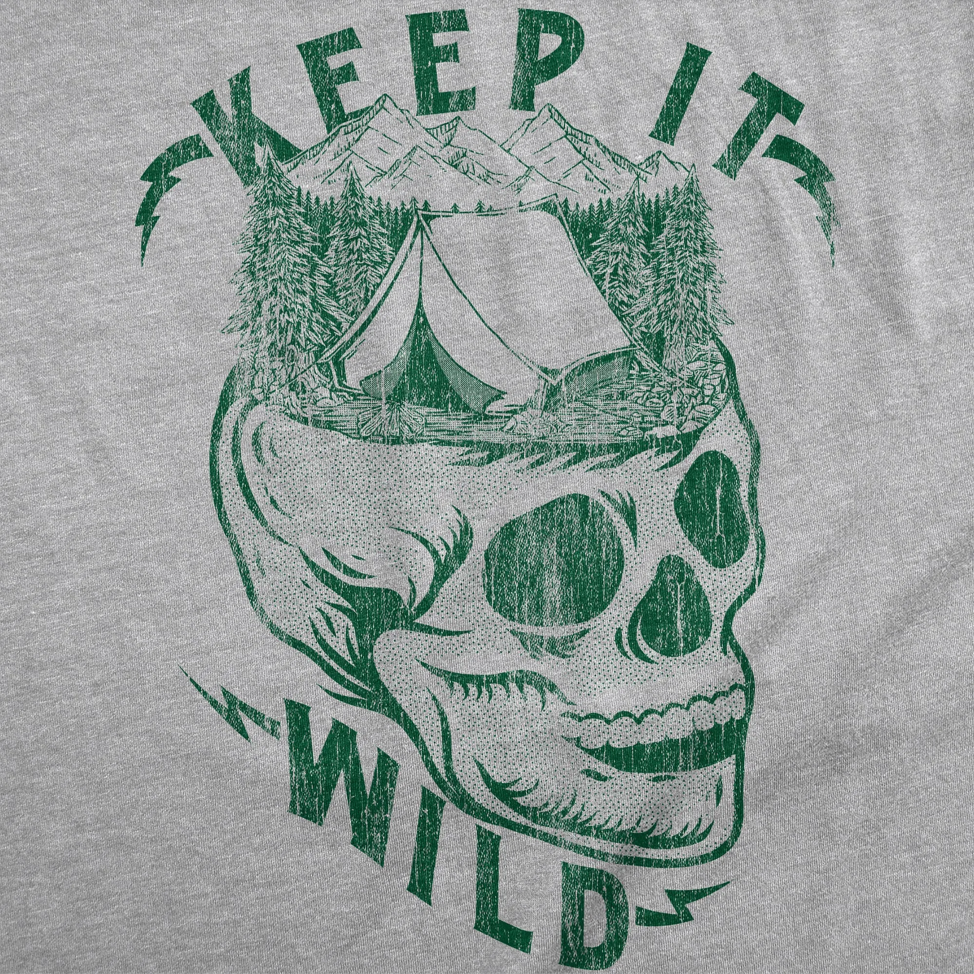 Keep It Wild Men's T Shirt sold by Crazy Dog T-Shirts product image thumbnail 2