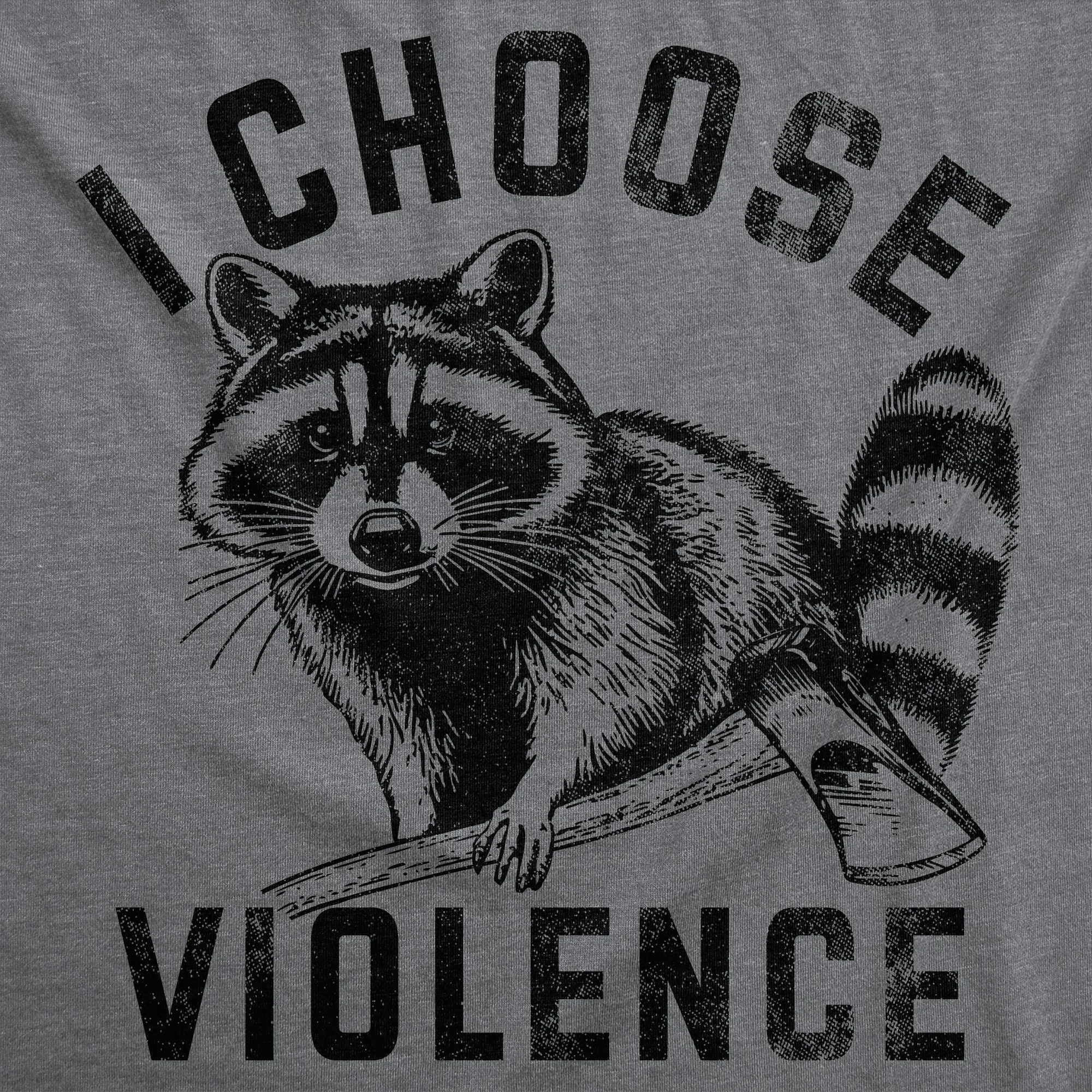 I Choose Violence Men's T Shirt sold by Crazy Dog T-Shirts product image thumbnail 2