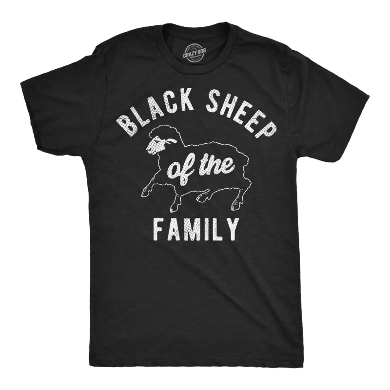 Black Sheep Of The Family Men's T Shirt sold by Crazy Dog T-Shirts