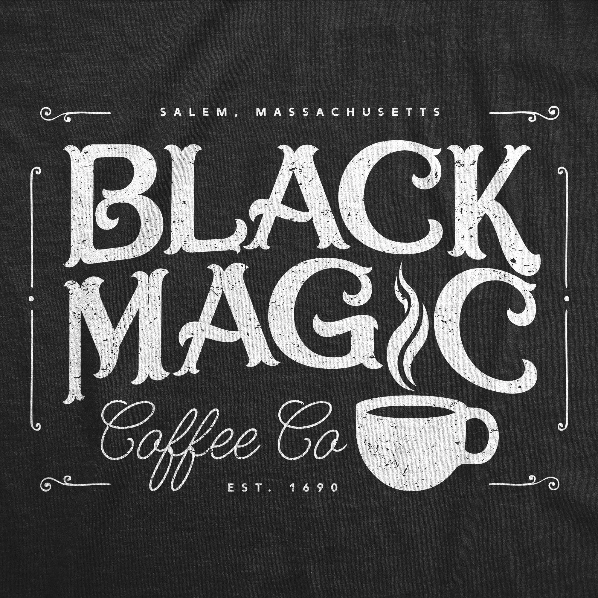 Black Magic Coffee Co Women's T Shirt sold by Crazy Dog T-Shirts product image thumbnail 2