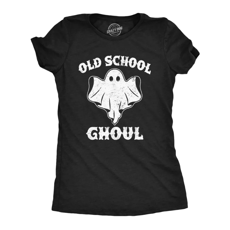 Old School Ghoul Women's T Shirt sold by Crazy Dog T-Shirts