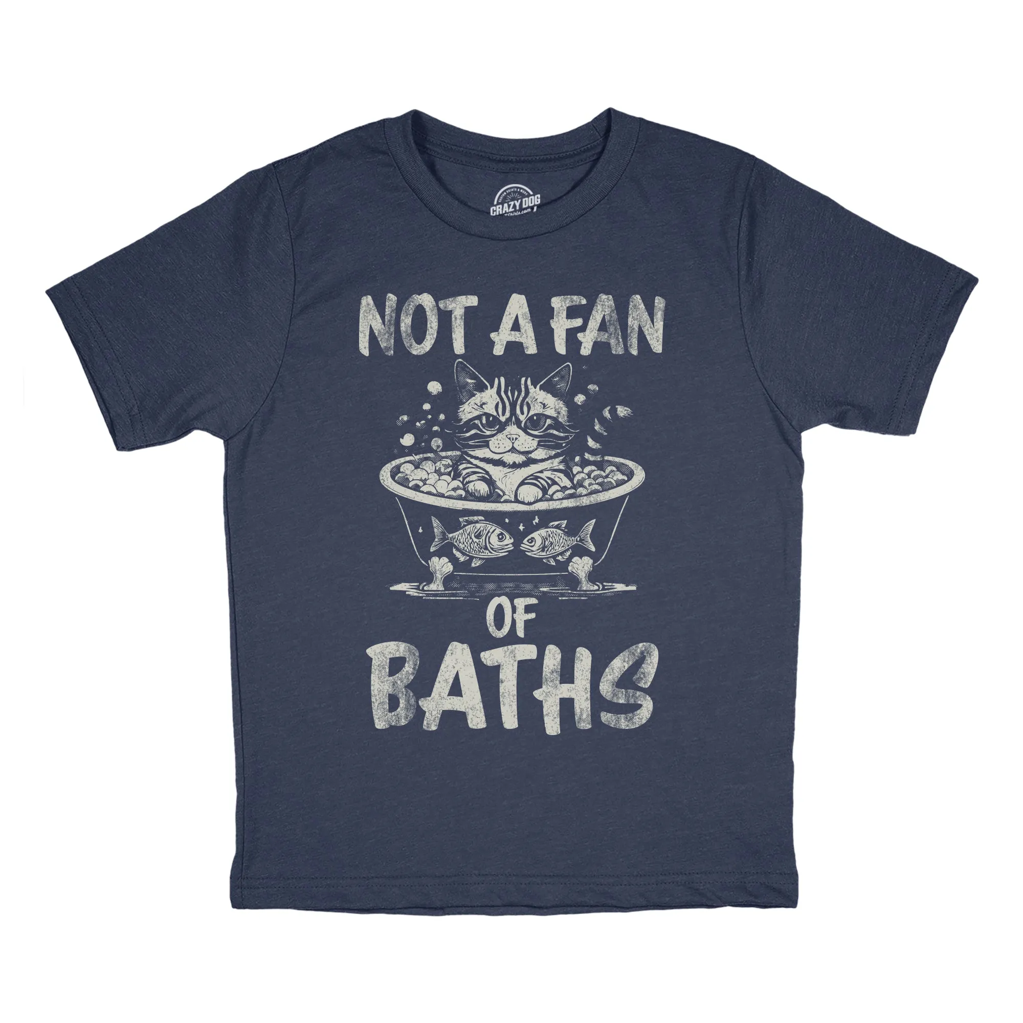 Not A Fan OF Baths Youth T Shirt sold by Crazy Dog T-Shirts