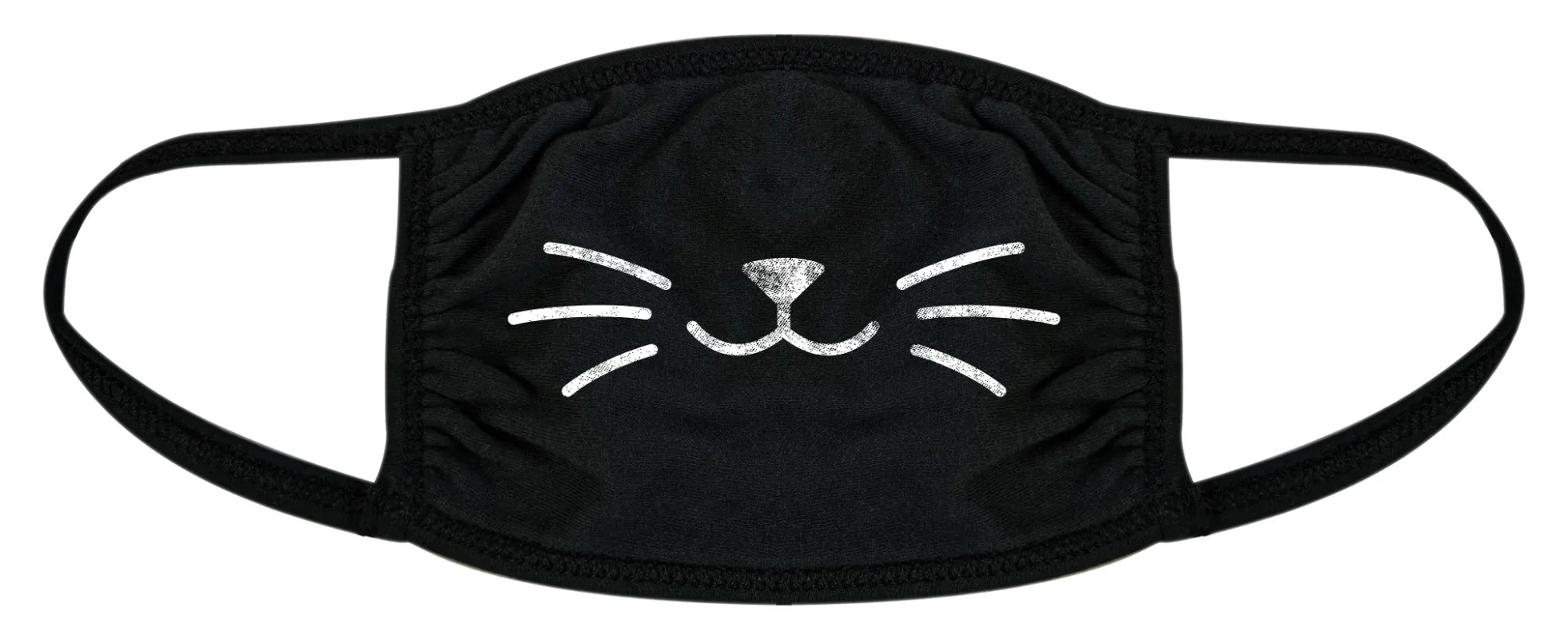 Youth Cat Mouth Face Mask Youth Mask sold by Crazy Dog T-Shirts