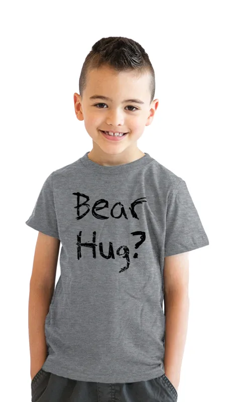 Grizzly Bear Hug Youth T Shirt sold by Crazy Dog T-Shirts