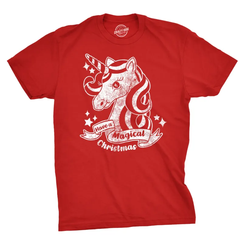 Have A Magical Christmas Youth T Shirt sold by Crazy Dog T-Shirts