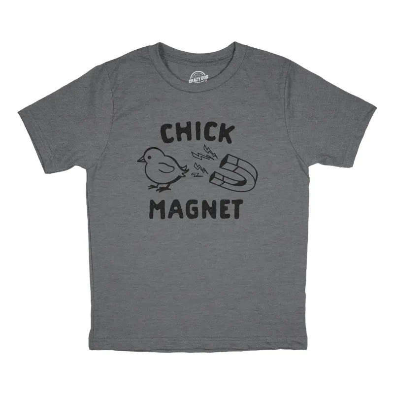 Chick Magnet Youth T Shirt sold by Crazy Dog T-Shirts